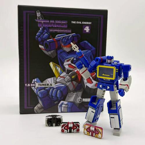 变形玩具PocketToys PT04原色声波带3录音带  DX9迷你小比例模型