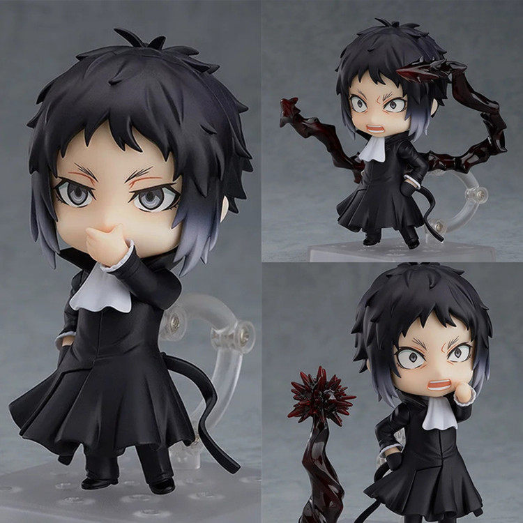 文豪野犬 1191# 芥川龙之介 中岛敦 q版黏土人 可动换脸 盒装手办