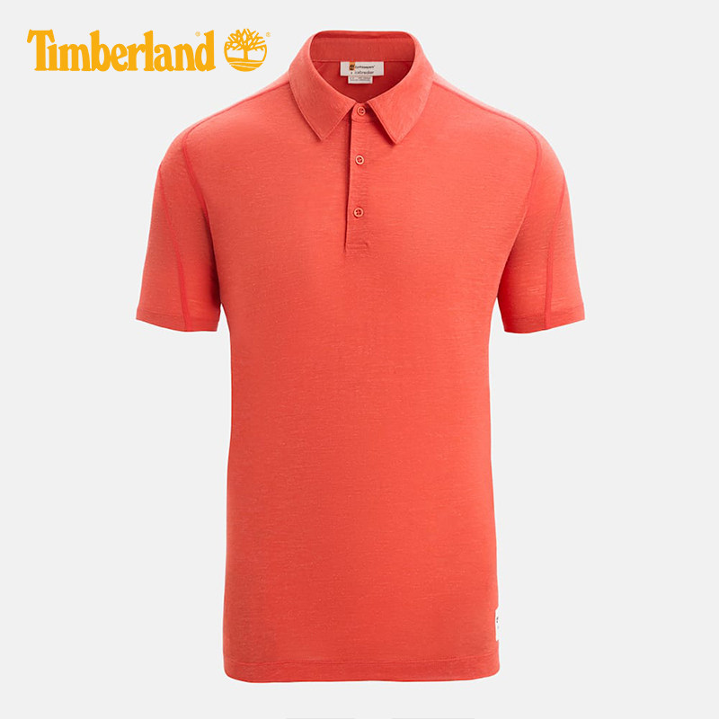 Timberland添柏岚联名Icebreaker男士美利奴羊毛短袖POLO衫A6J8N图片