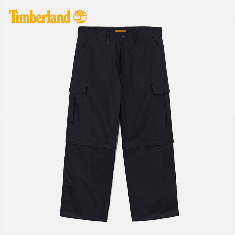 Timberland添柏岚男裤户外防泼水裤腿可拆卸工装长裤两截裤A28HW