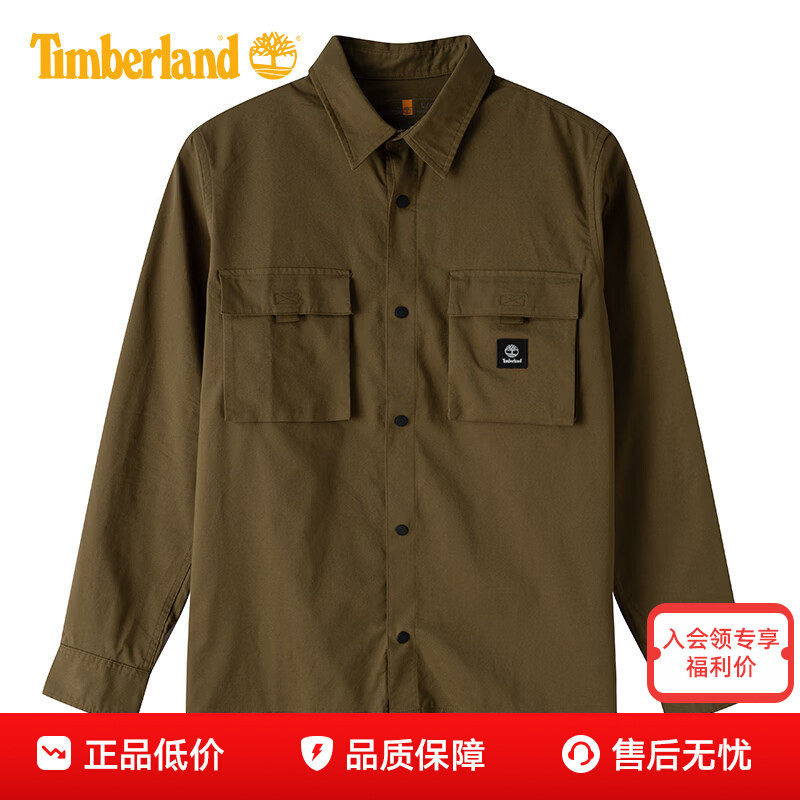 Timberland添柏岚男士户外休闲宽松舒适长袖衬衫外套夹克A68WU