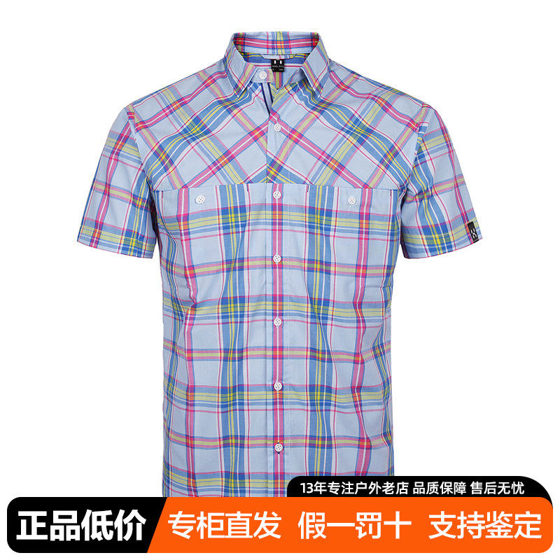 火柴棍HAGLOFS户外男运动轻量棉感舒适导湿休闲衬衫601955