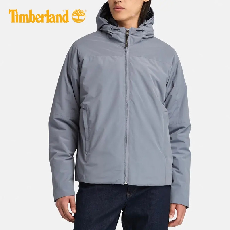 Timberland添柏岚男士户外防水防风夹棉冲锋衣保暖棉服外套A44BF