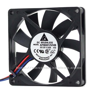 全新Delta台达AFB0812VHB 8015 12V 0.3A CPU机箱双滚珠散热风扇