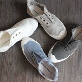 帆布鞋 原创 港风学生开车小白鞋 女春夏百搭韩版 毛边复古水洗平底鞋