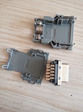 发那科数控车床CNC编码器插头PCR-20F驱动器接头 PCR-20芯卡扣式