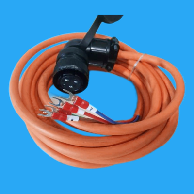 伺服电机动力线／广数/华大／凯恩帝／迈信/电源线YD28插头3大1小