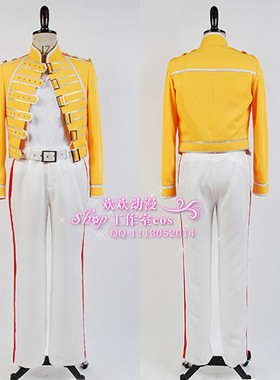 皇后乐队主唱 莱迪弗 Freddie Mercury 佛莱迪·摩克瑞cos服