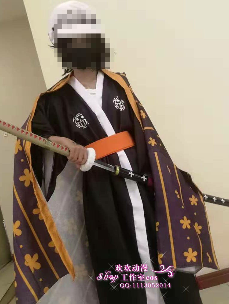 海贼王和之国 特拉法尔加·罗浴衣和服日式cosplay服饰