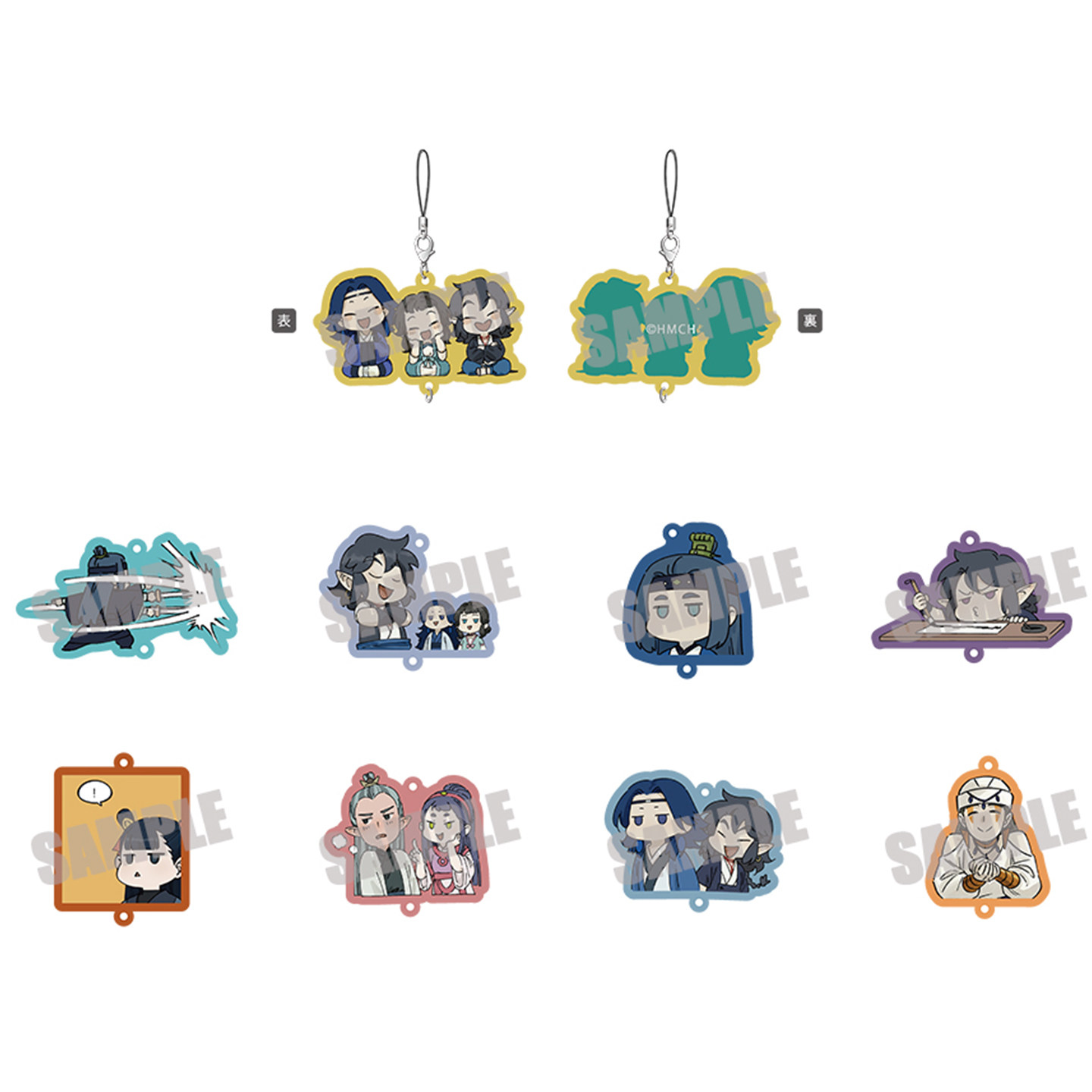 日谷预售 罗小黑战记X蓝溪镇系列漫画亚克力小挂件盲盒纪念收藏