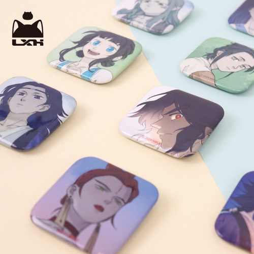 罗小黑战记蓝溪镇漫画徽章方吧唧