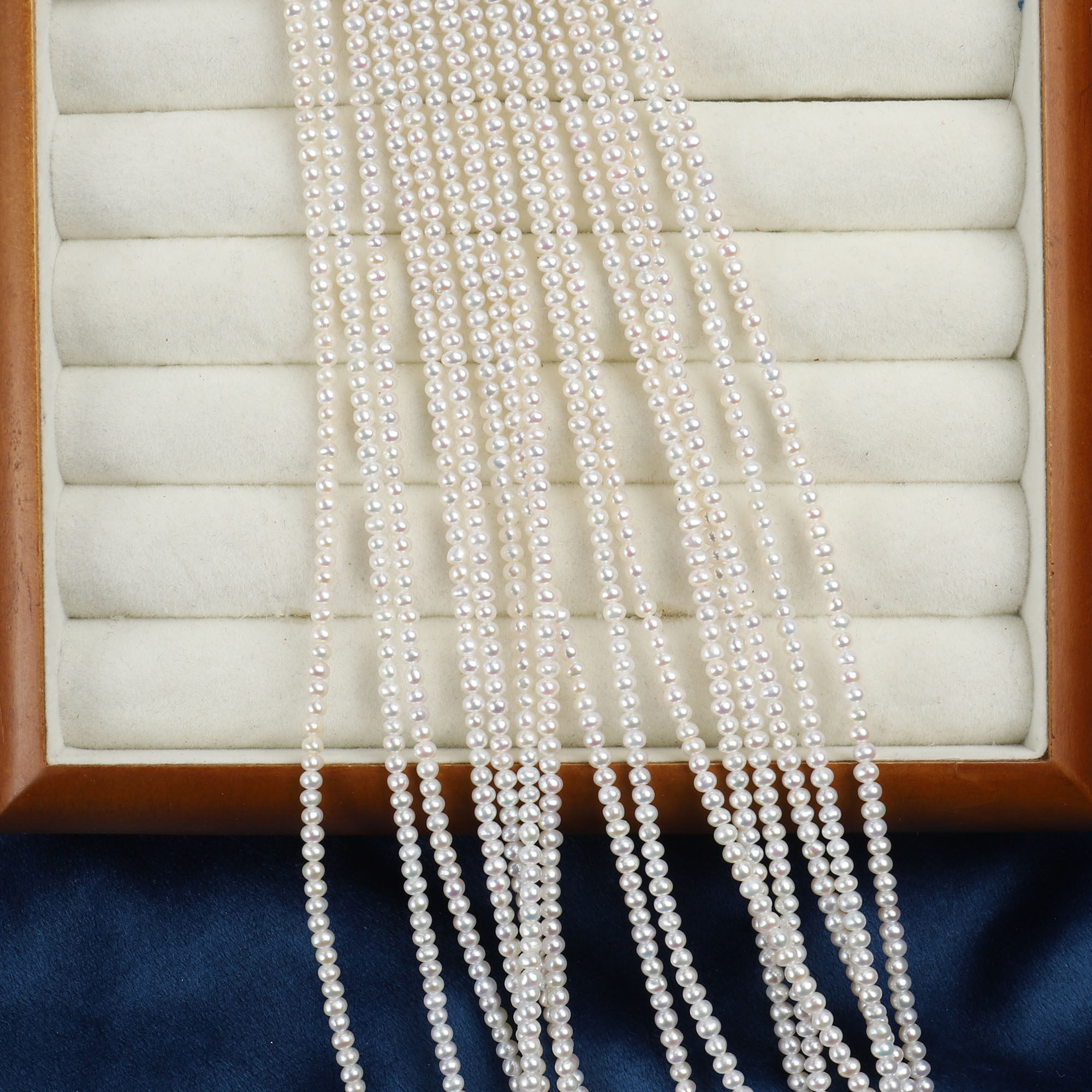 天然淡水小珍珠3mm白亮极强光珍珠diy串珠半成品项链手链40cm,珠宝/钻石/翡翠,颈饰,淘宝优惠券,粉丝福利购,淘宝优惠卷