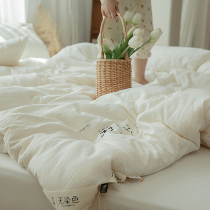 高端30%大豆纤维全棉无染冬加厚
