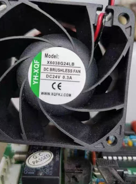 YH-XQF X6038G24LB DC 24V 0.3A 60x60x38mm 6厘米散热风扇