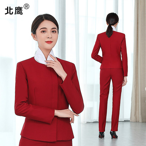 国航空姐职业装制服礼仪接待裙子