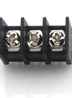 环保铜JFF55C-10.0MM连接器栅栏式接线端子座黑色插头连接器