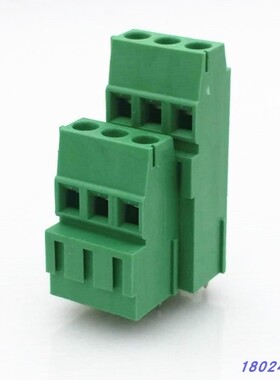 环保铜欧式接线座DG500A2两层固定螺钉式连接器绿色E2K500B-5.0