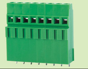 环保铜绿色欧式接线座KF128H连接器接线端子台E3K508-5.08MM