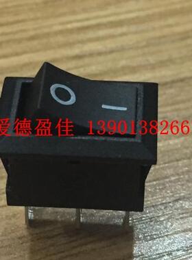 电子开关 船型开关3脚黑色翘板开关电源开关15X21mmKCD1-101