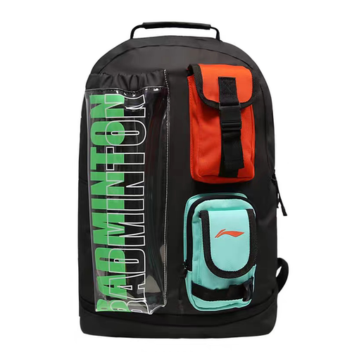 李宁新款羽毛球双肩包球拍背包多功能带独立鞋仓ABSS085-1 396-2