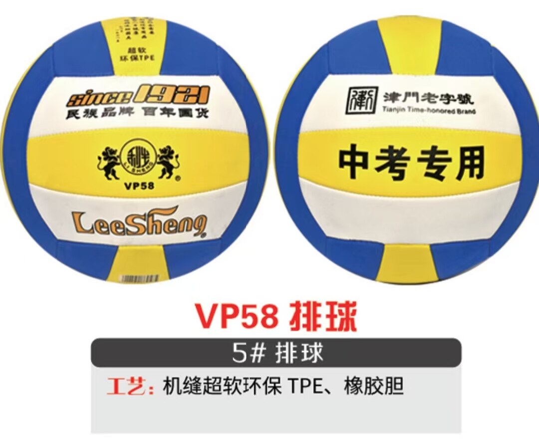 利生5号排球中考学生专用球VP58硬排女男通用充气训练初学者比赛