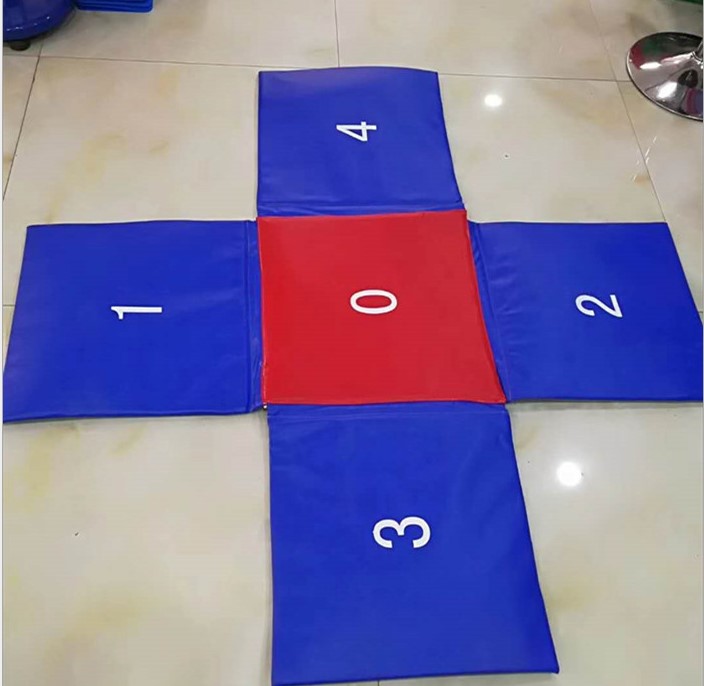 儿童数字垫十字软体加厚拼接游戏跳垫环保地垫幼儿园体操垫跳格子