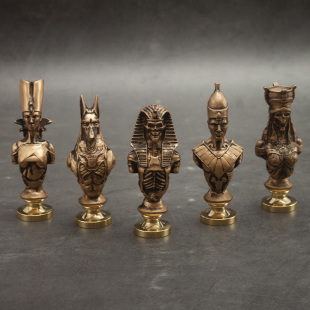 火漆印章手柄加章头古埃及创意人物法老握柄套装生日礼物火漆蜡粒