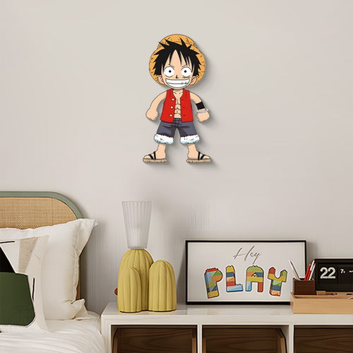 海贼王路飞客厅装饰画玄关走廊过道挂画客厅卡通儿童房壁画3055