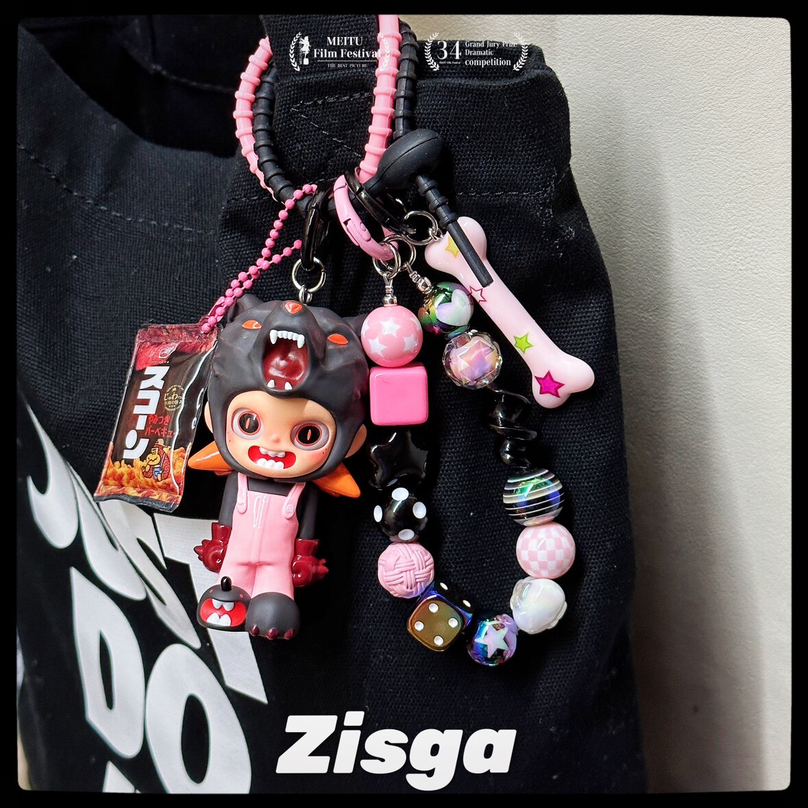 钥匙扣挂件卡通泡泡玛特zsiga
