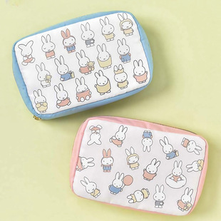 日系卡通米菲兔拉链化妆包多功能收纳包零钱包手拿包首饰包