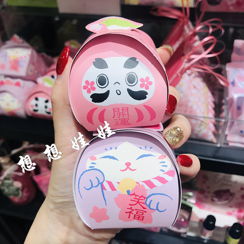 现日本charley招财猫达摩樱花香美肌保湿滋润泡澡浴球浴盐入浴剂