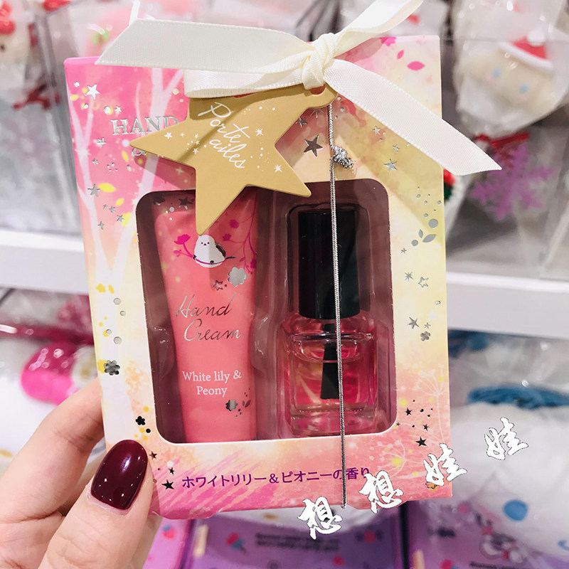 现货日本charley长尾山雀白百合牡丹香护手霜护甲油指缘油套装,美容护肤/美体/精油,护手霜,淘宝优惠券,粉丝福利购,淘宝优惠卷