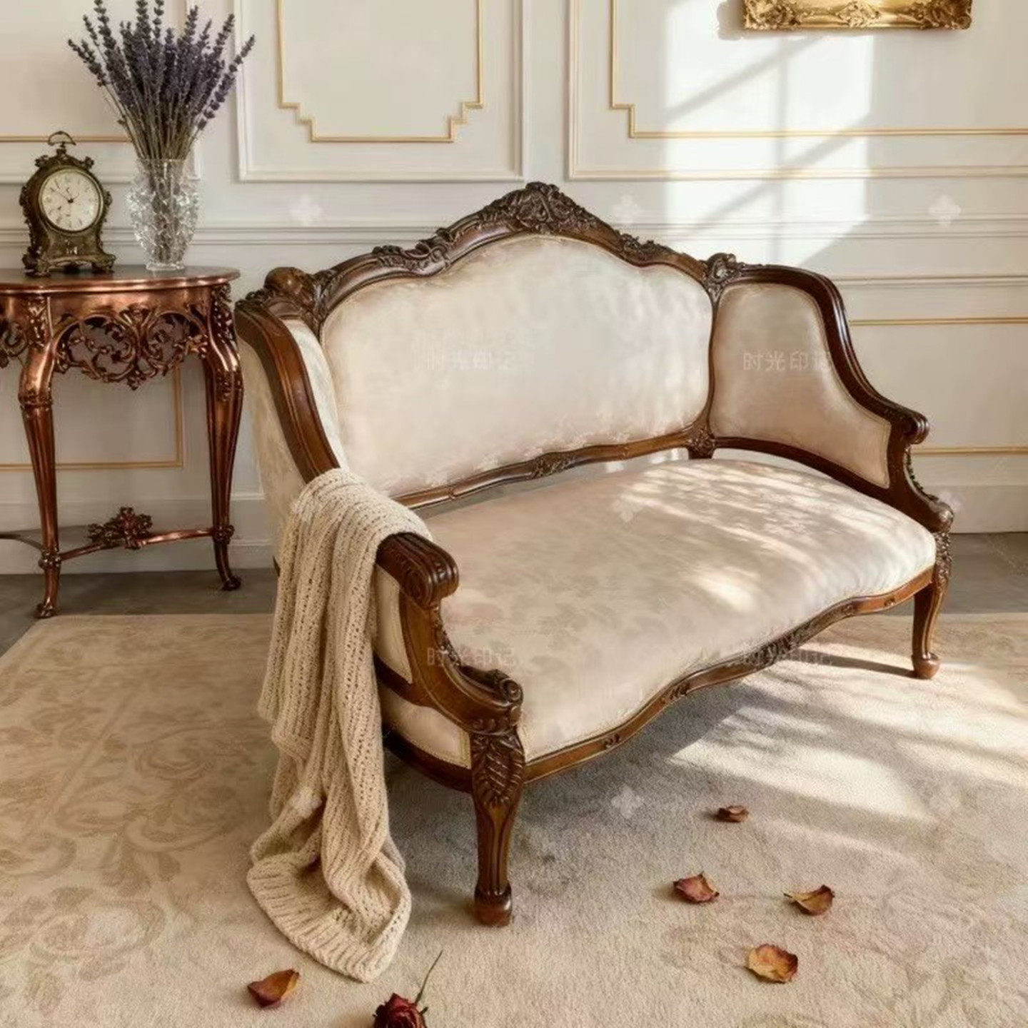 婚纱影楼拍照美式法式复古沙发定做工作室摄影棚写真拍摄沙发实木,商业/办公家具,沙发,淘宝优惠券,粉丝福利购,淘宝优惠卷