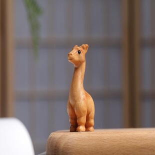 太行崖柏招惹小鹿一鹿平安摆件汽车钥匙扣小鹿车挂件定情信物