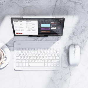 英菲克V750蓝牙键盘鼠标套装无线充电ipad适用于平板苹果手机静音
