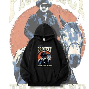 美剧周边黄石卫衣达顿农场宽松里普上衣服秋季男西部牛仔外套潮流