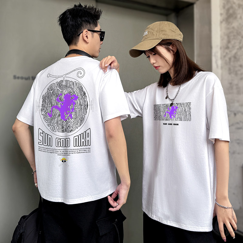 海贼王动漫短袖T恤尼卡果实衣服图片