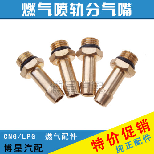 汽车油改气CNG天然气LPG液化气喷轨喷气头燃气喷嘴分气头出气头