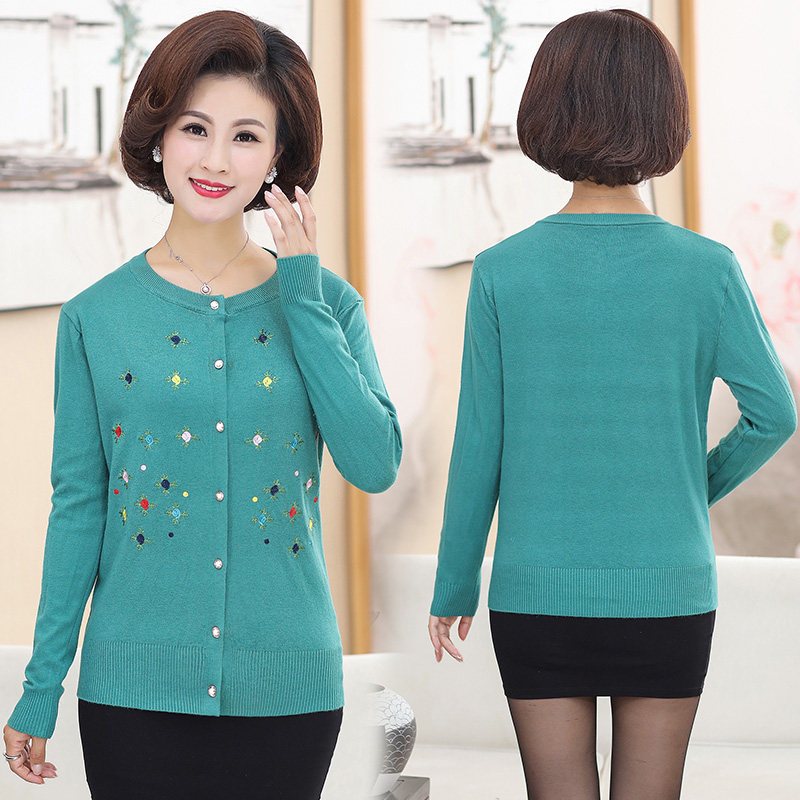 。中老年女装春秋季夹克外套40妈妈55阿姨60多岁65穿的好看上衣服在类目 女装/女士精品, 中老年女装中 - 来自Buy2taobao.com提供专业的淘宝代购服务