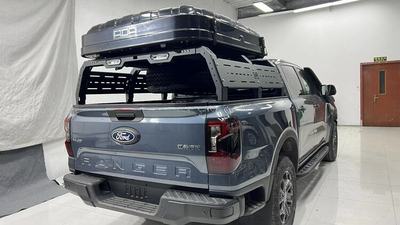 福特Ranger皮卡龙门架游侠者备胎支架 后箱帐篷拓展架 遮阳帘支架