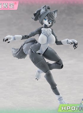 【Hpoi定金】青岛社 KEMOPLA 灰狼 机娘 模型可动手办
