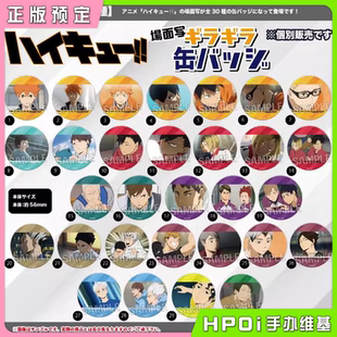 【Hpoi定金】PROOF 排球少年 场面写闪闪吧唧徽章 二 再版 周边