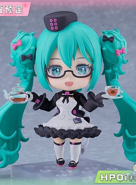 【Hpoi定金】GSC 粘土人 V家 miku 初音未来 眼镜 咖啡厅 Q版手办