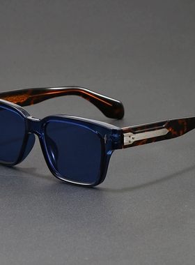 小众复古粗框玳瑁防紫外线太阳镜