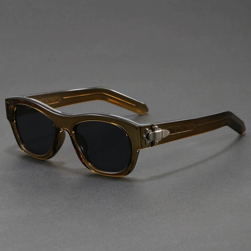 猫眼复古男生墨镜男款防紫外线痞帅潮女个性街拍太阳眼镜素颜粗框