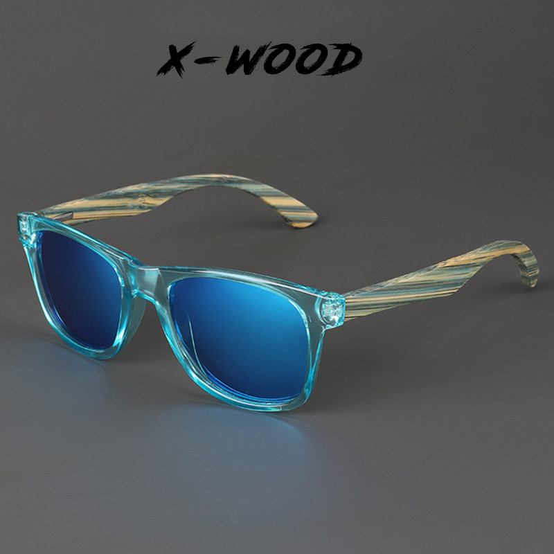 新款男女复古墨镜彩色腿方形透明框太阳镜个性偏光防紫外线眼镜