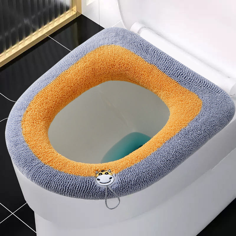 家用毛绒马桶垫子冬季加厚四季