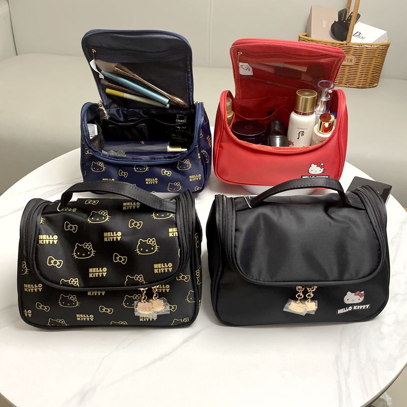 大容量浙江省化妆包雾花收纳卡通