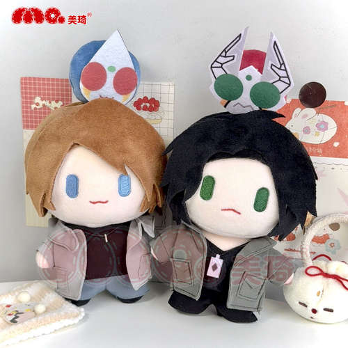 美琦动漫骑士剑崎一真橘朔也原创同人顶宝玩偶周边毛绒公仔棉花娃