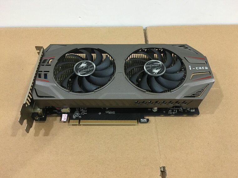 SECOND-HAND COLORFUL GTX750TI 2G NETCHI THUNDER GRAPHICS CARD EATING CHICKEN GAME 2G GRAPHICS CARD